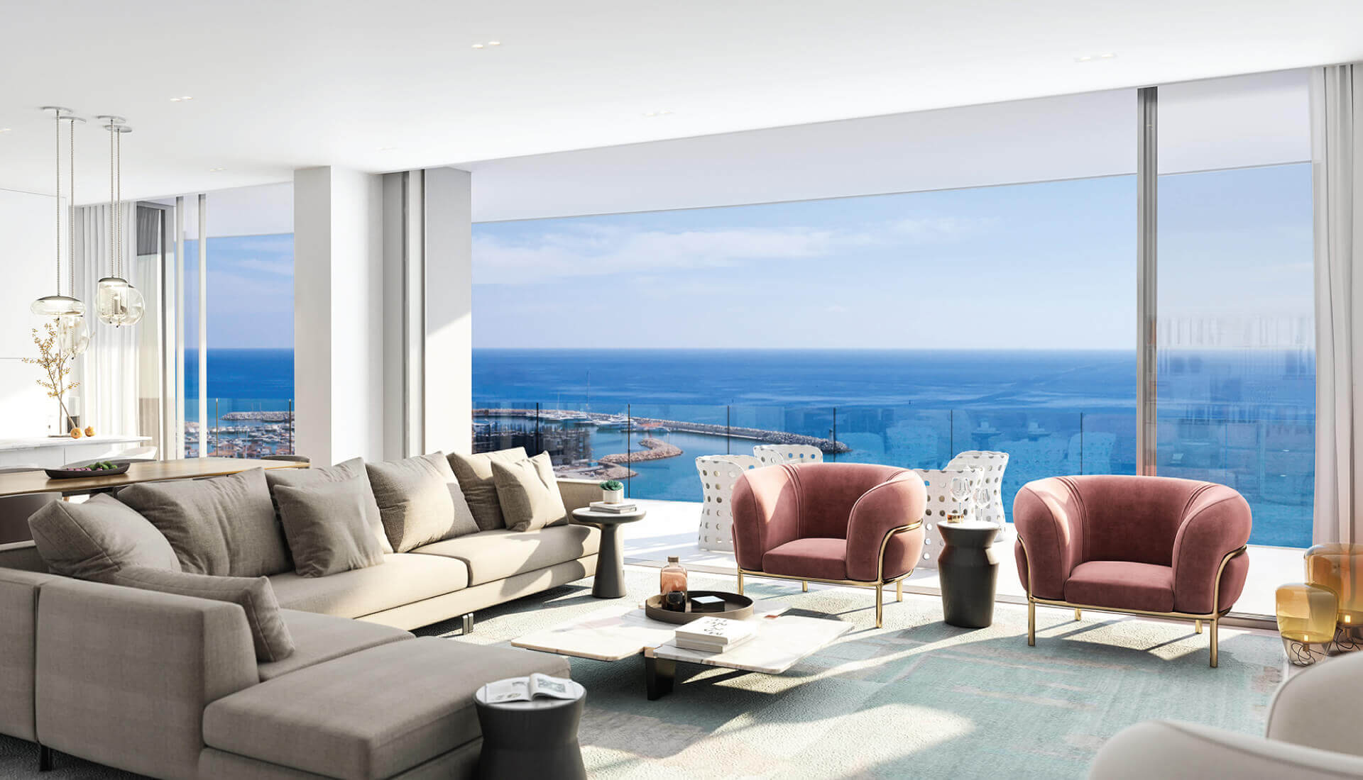 sea view limassol apartment